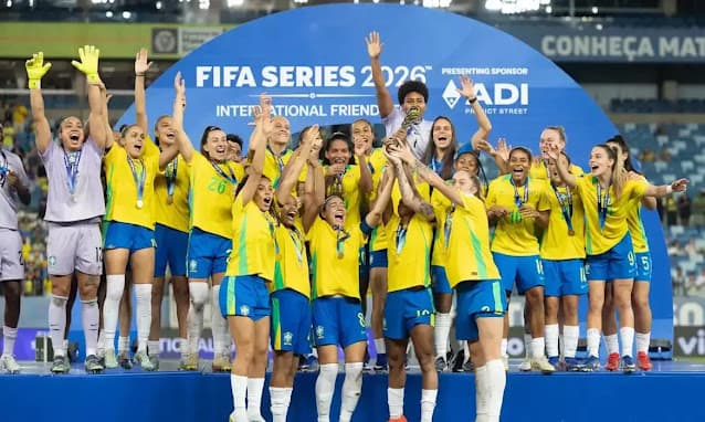 Esporte Seleção Brasileira feminina de futebol conquista o título do Fifa Series