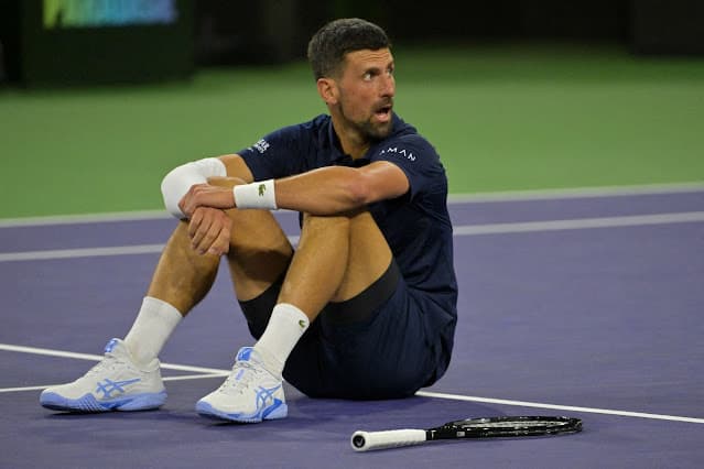 Djokovic não disputará o Masters de Madri por causa de lesão